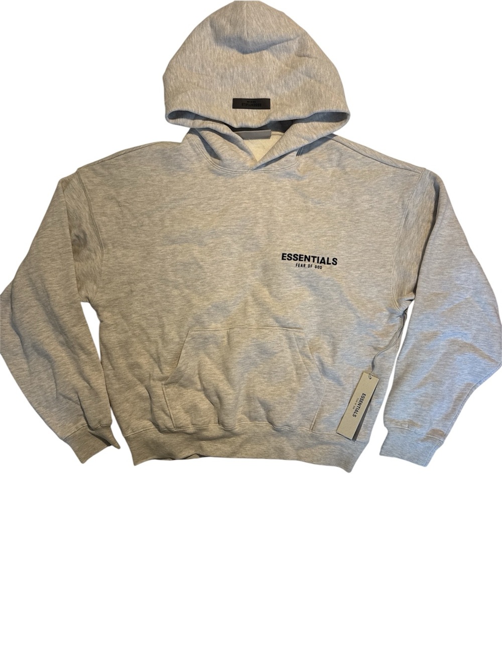 ESSENTIALS FOG- Men’s Pullover Hoodie in Light Oatmeal